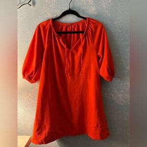 Anthropologie Anais Knit Tie Neck Tunic Dress